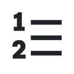List Numbered SVG Icon